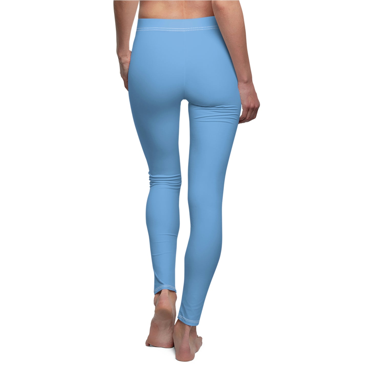 Light Blue "Queen of Everything" Women's Casual Leggings (AOP)