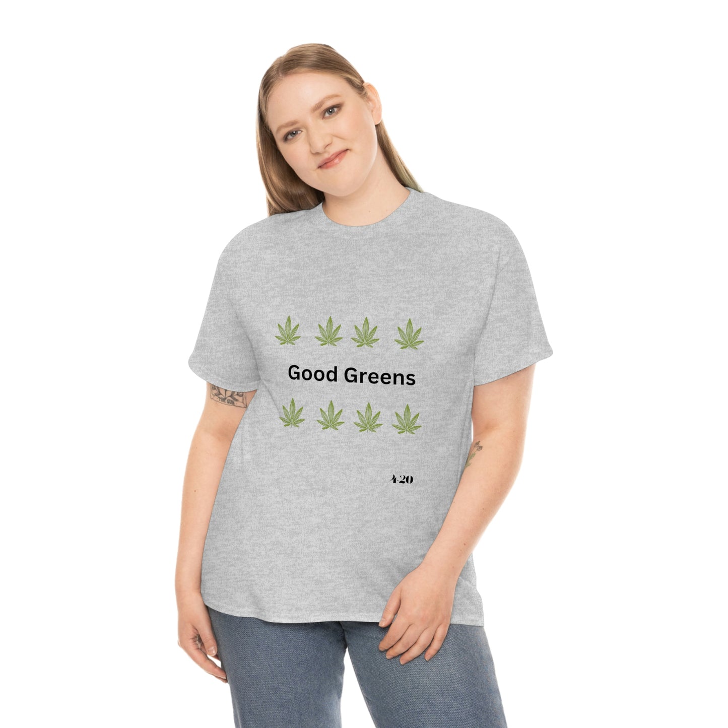 "Good Green" Unisex Heavy Cotton Tee