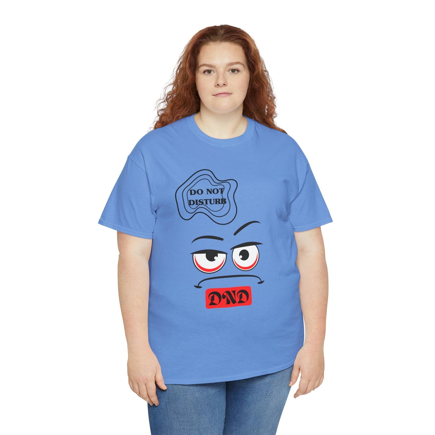 "DO NOT DISTURB" Unisex Heavy Cotton Tee