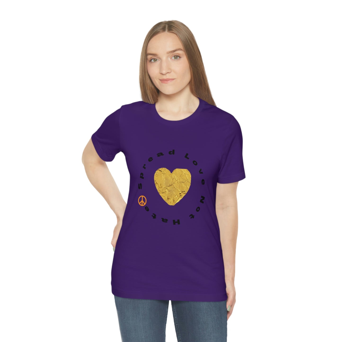 "Spread Love..." Unisex Jersey Short Sleeve Tee
