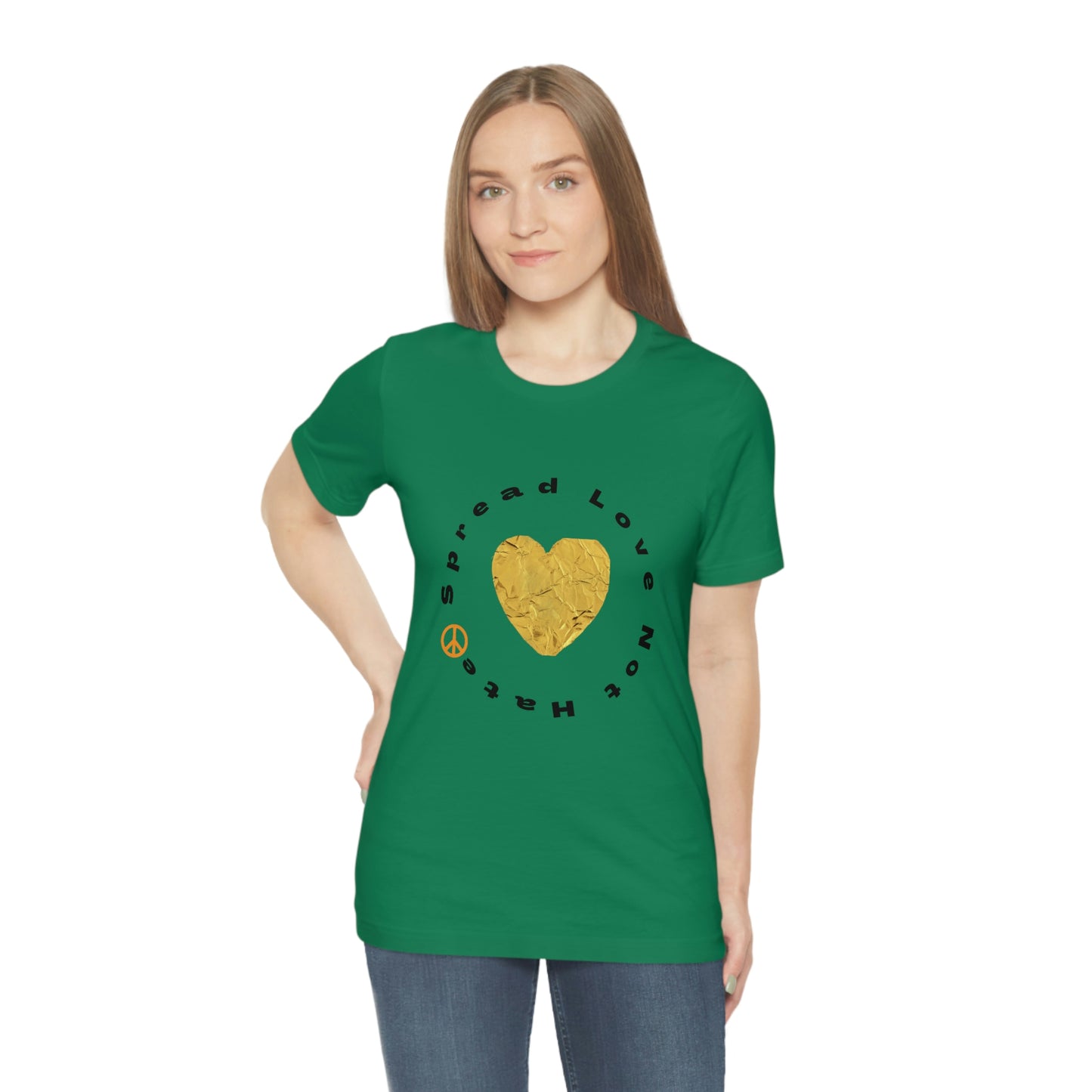 "Spread Love..." Unisex Jersey Short Sleeve Tee