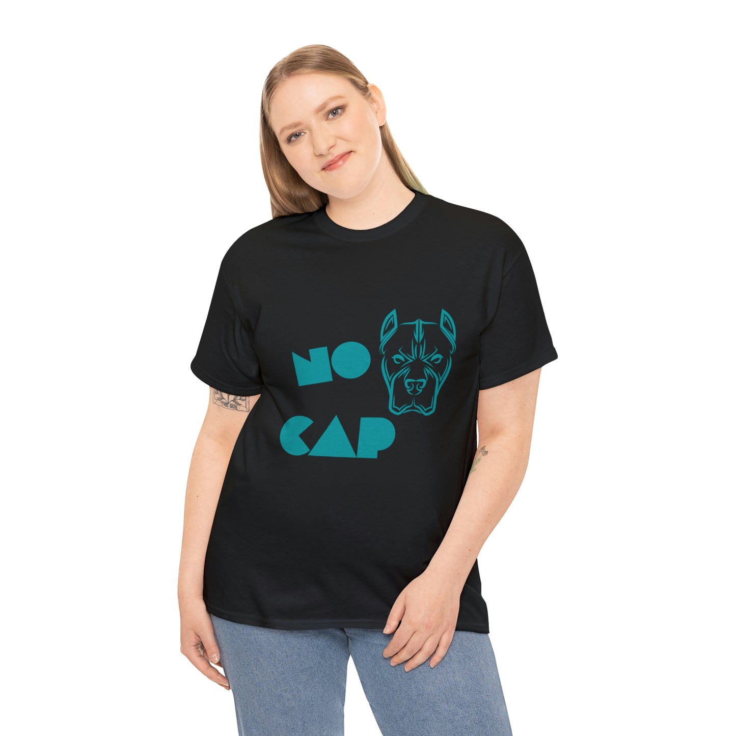''NO CAP " Unisex Heavy Cotton Tee
