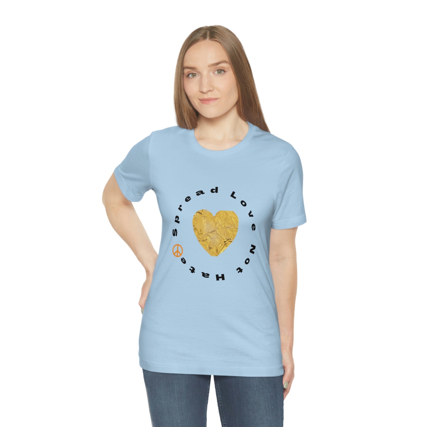 "Spread Love..." Unisex Jersey Short Sleeve Tee