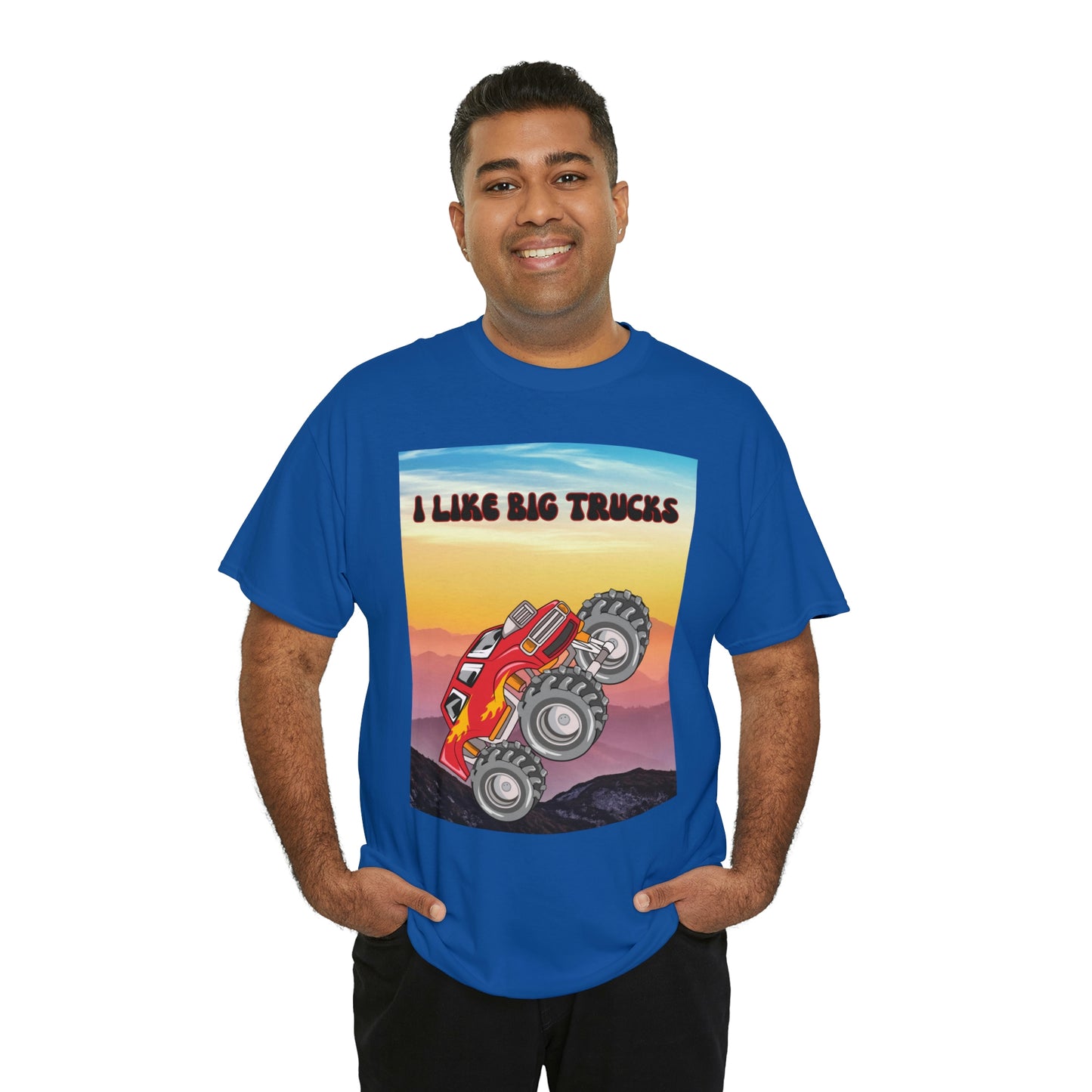 "I LIKE BIG TRUCKS" Unisex Heavy Cotton Tee