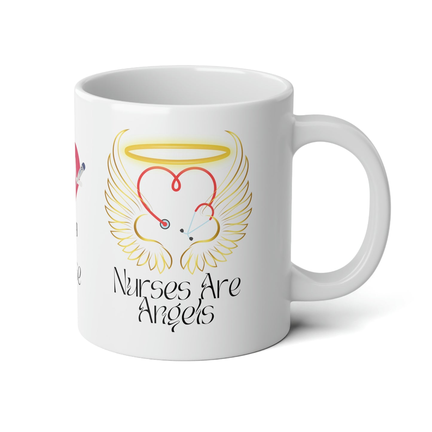 "I Love Being A Nurse" - Jumbo Mug, 20oz