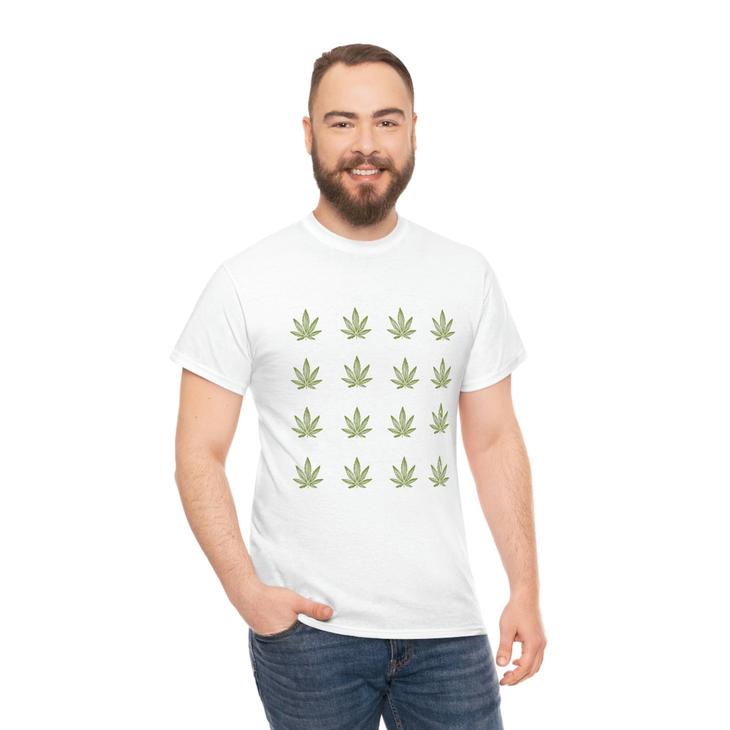 "Weed Print" Unisex Heavy Cotton Tee