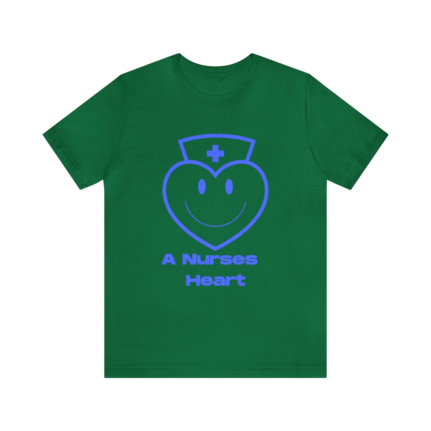 "A Nurses Heart" - Unisex Jersey Short Sleeve Tee